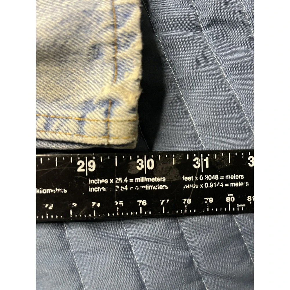 Vintage Levi's 501 Denim Jeans Men's Size 33x30 Blue Button Fly USA Made in 1995 - Picture 13 of 15